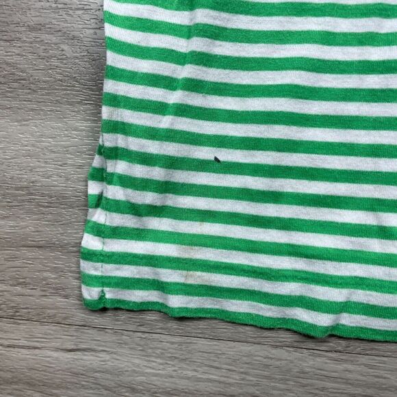 Polo Ralph Lauren Shirt Mens Extra Large Green Yachting Club Striped Pocket - Picture 9 of 14